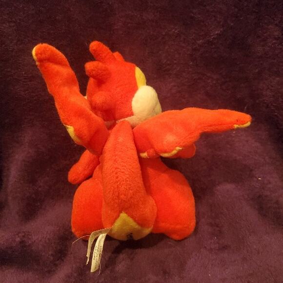 Neopets - Red Scorchio Plushie Limited Too Y2K Vintage Plush Toy Dragon - Picture 7 of 7